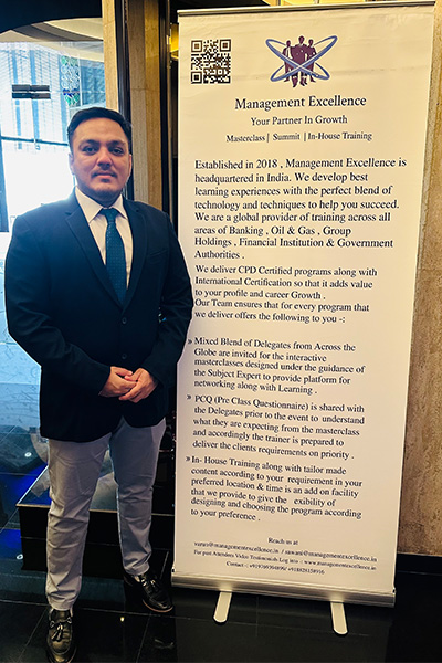 Varun Uppal, Founder and Director of Operations at Management Excellence